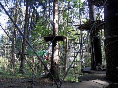 Kletterwald Prien am Chiemsee - Klettern und Kraxeln im Wald
